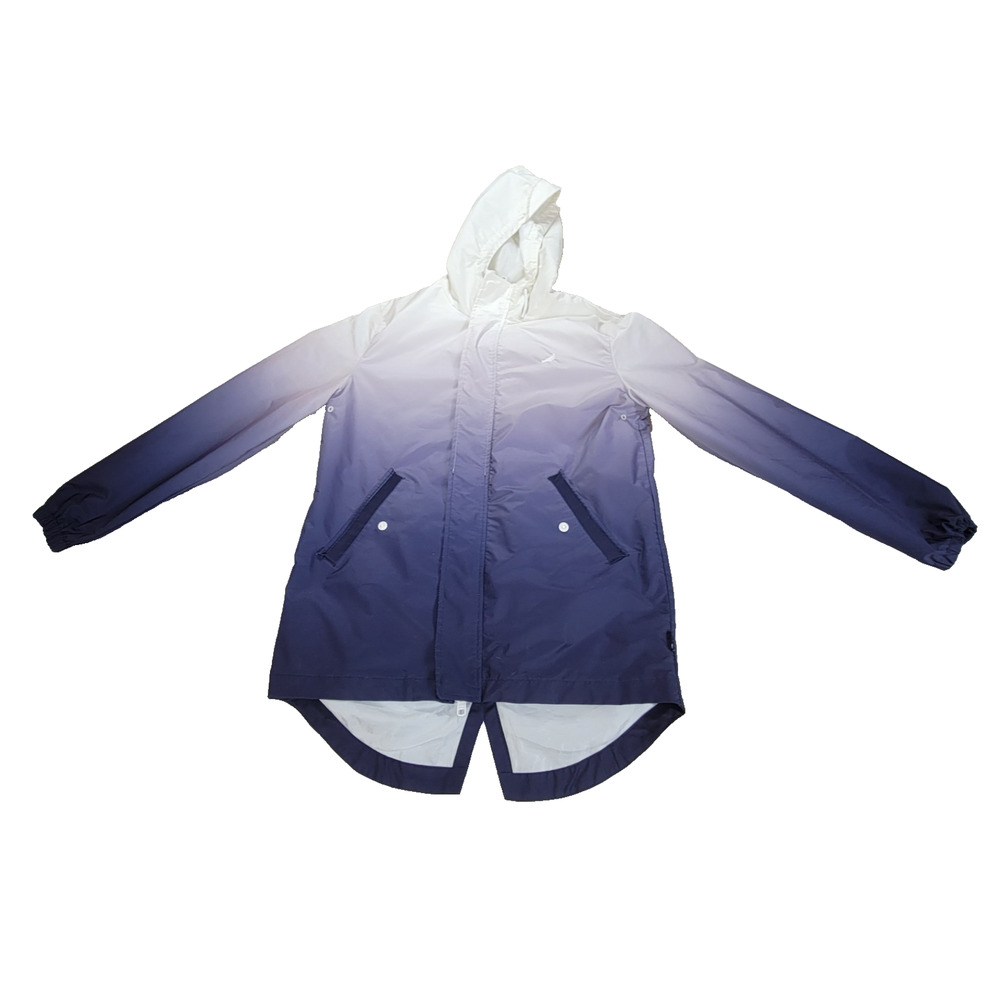 Staple By Pigeon Jacket Sz Small Windbreaker Coat Mens White Colorblock Ombre